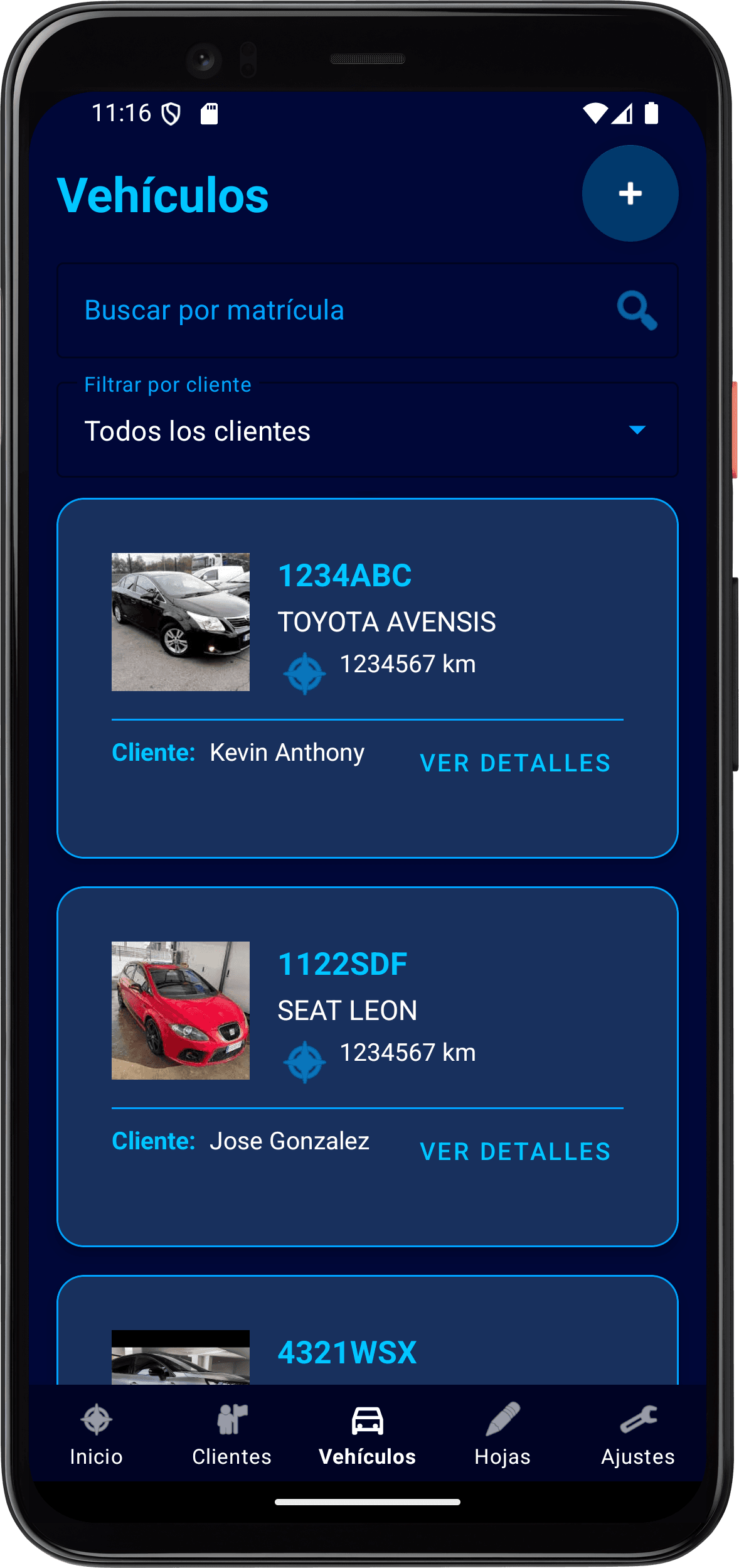 Software de taller para móvil